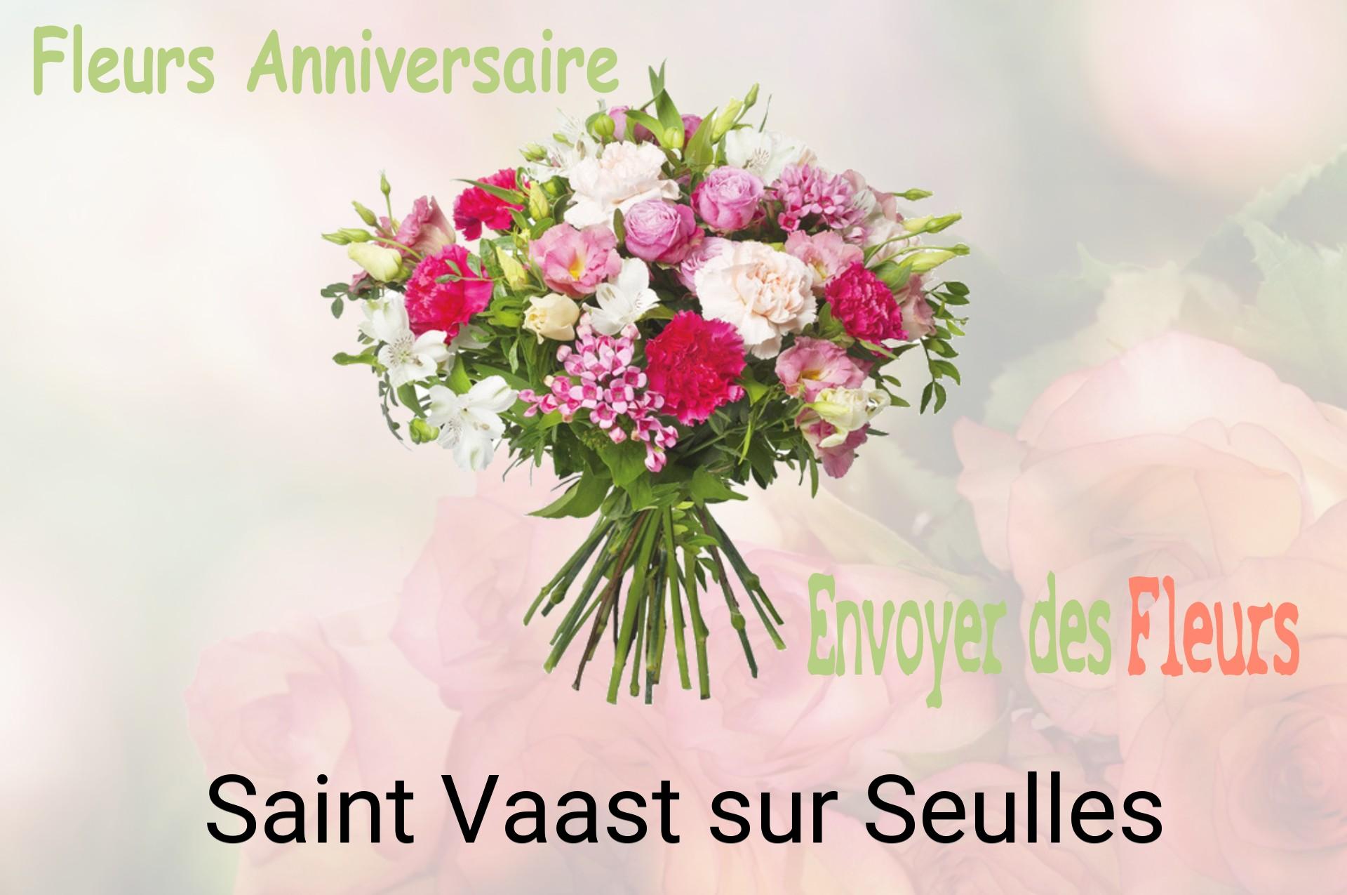 Bouquet de fleurs d’anniversaire livré à Saint-Vaast-sur-Seulles