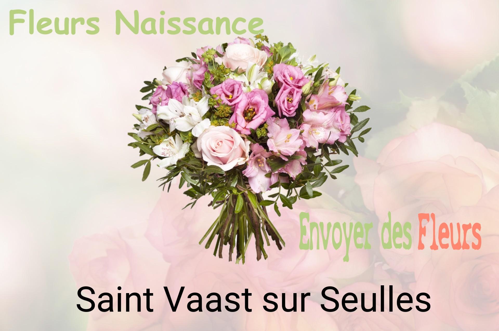 Bouquet de fleurs de naissance livré à Saint-Vaast-sur-Seulles