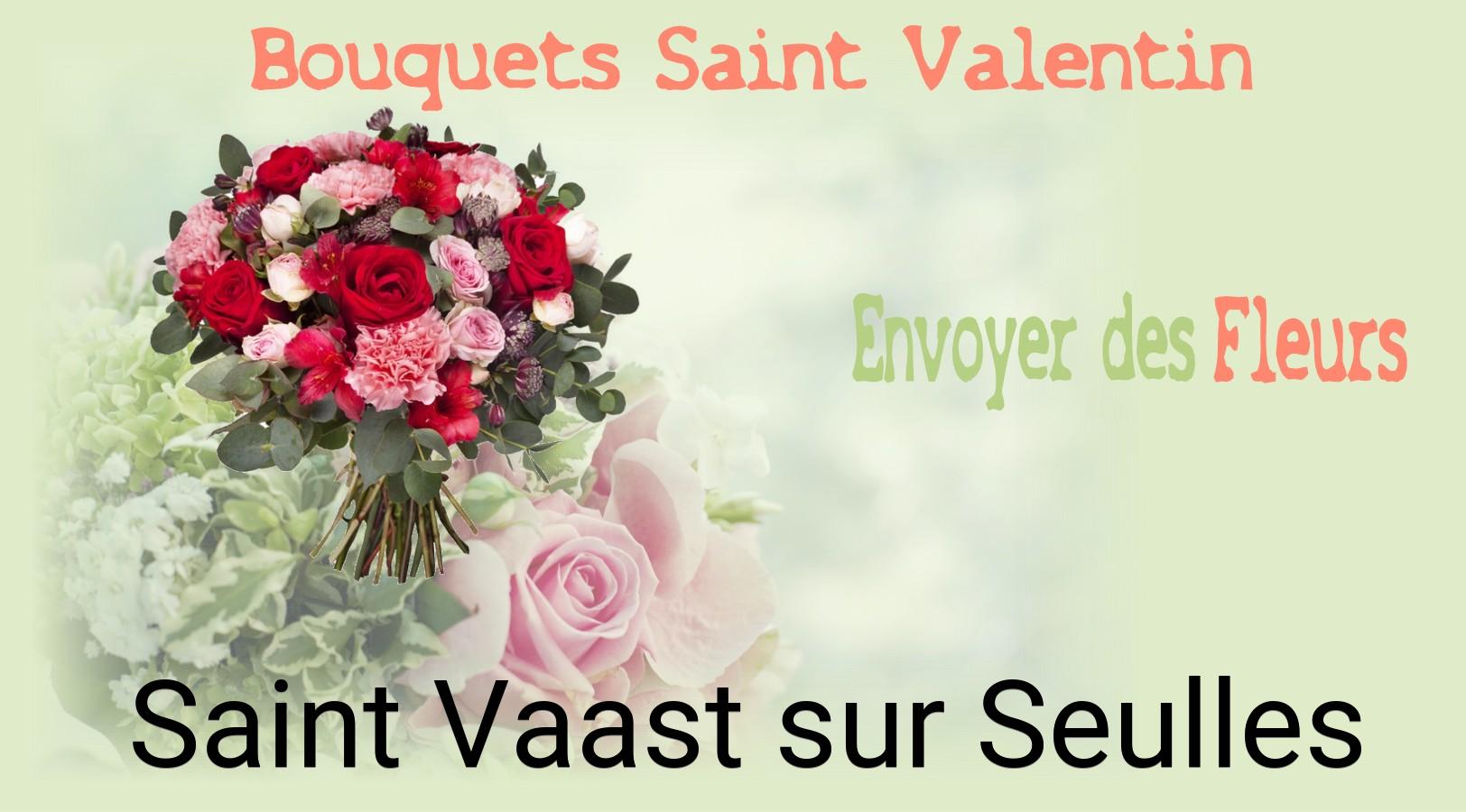 Roses de Saint-Valentin livrées à Saint-Vaast-sur-Seulles